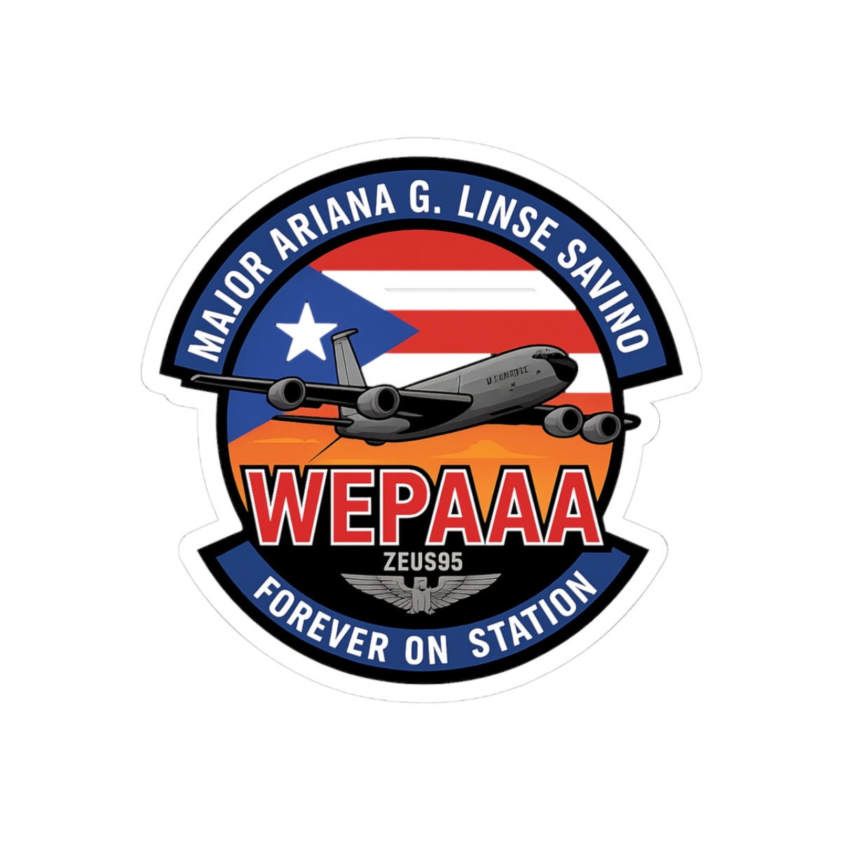 WEPAAA Ariana Memorial Patch Bold Vinyl Sticker
