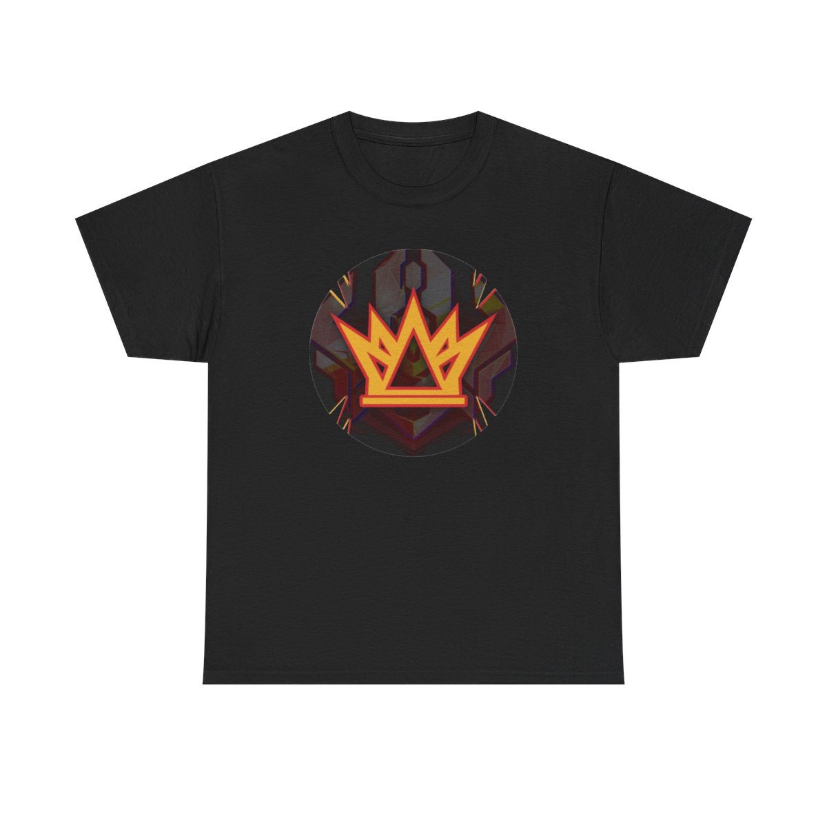 Flame Crown Graphic Tee | Burning Crown Circle Design | Kingsman | Kingsman265 - Kingsman265 official T-Shirts merch